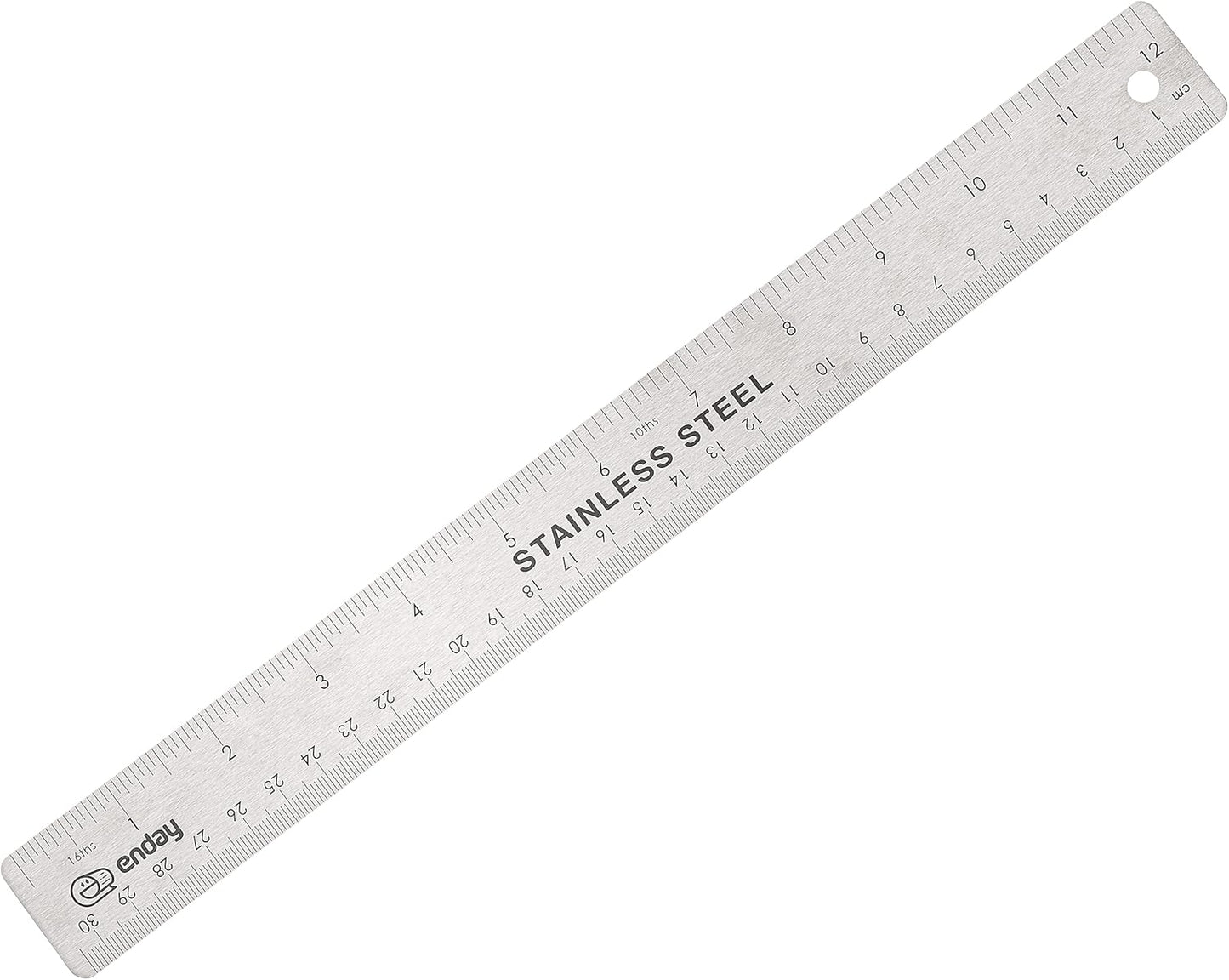 Stainless Steel Ruler With Non-Skid Back 12" (30Cm)6U