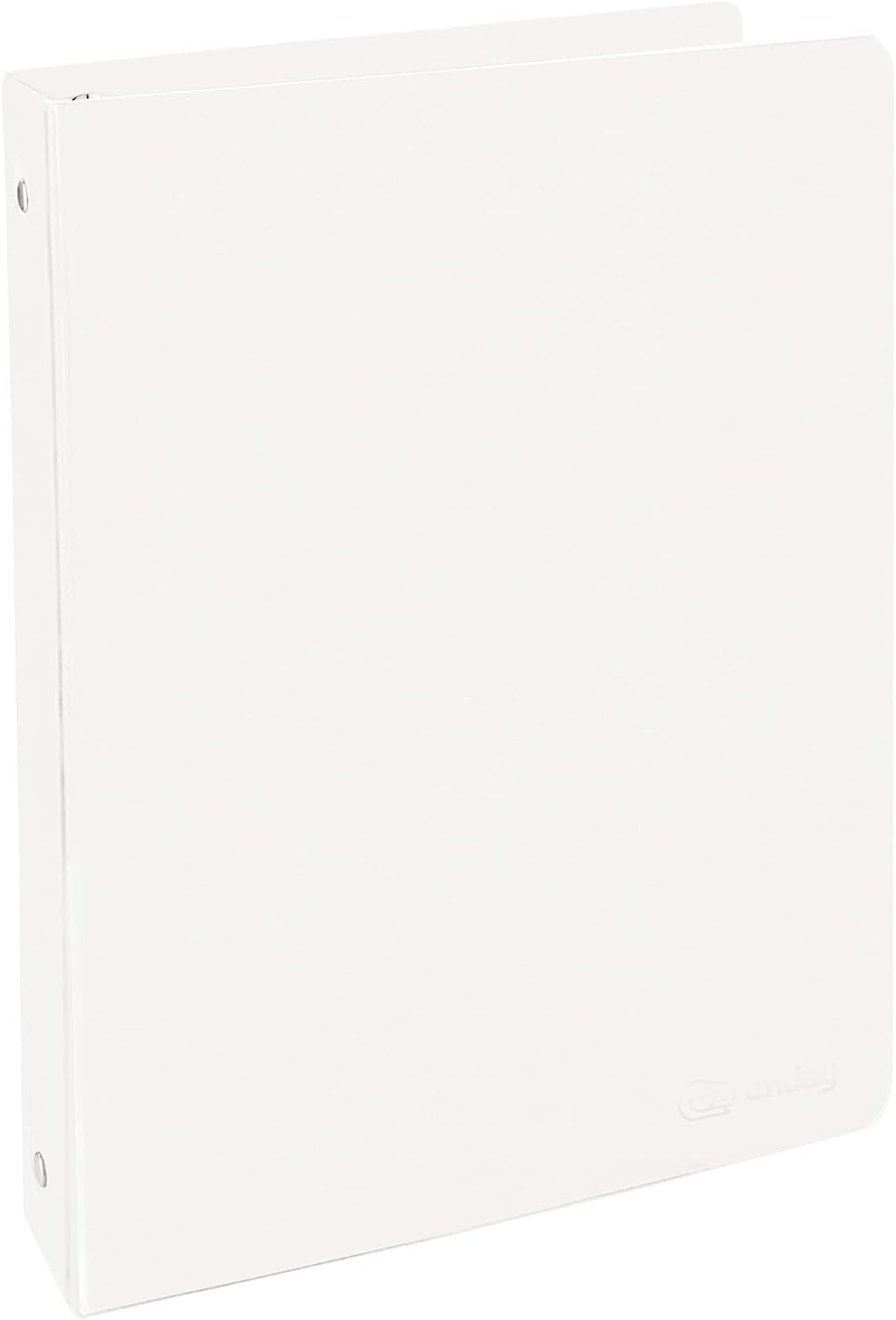 1" 3-Ring View Binder w/ 2-Pockets - White