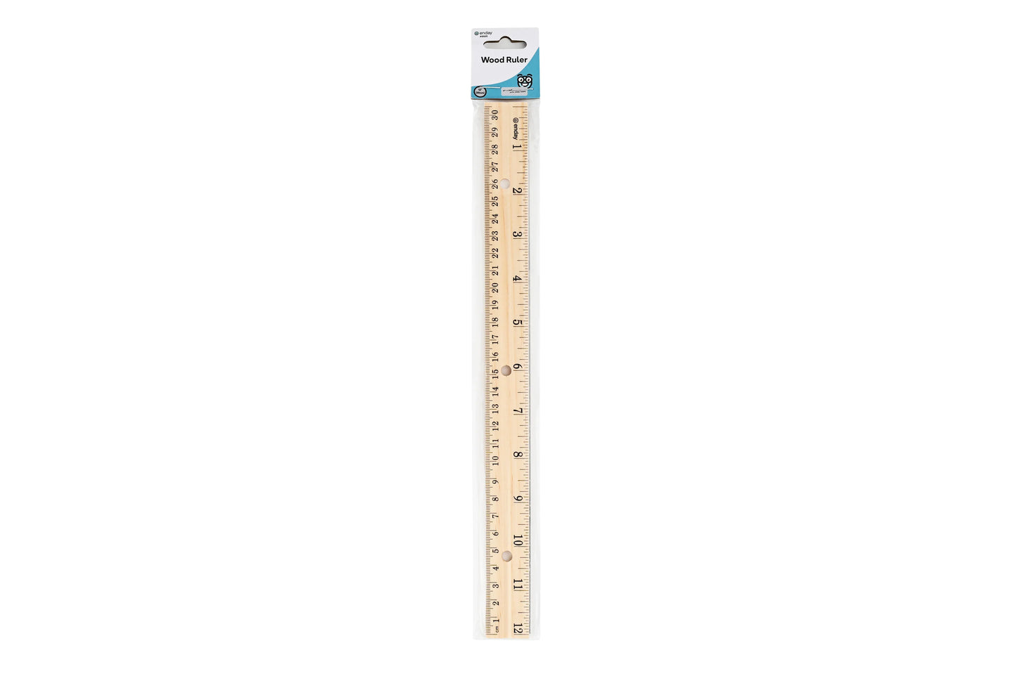 Wooden Ruler 12" (30Cm)