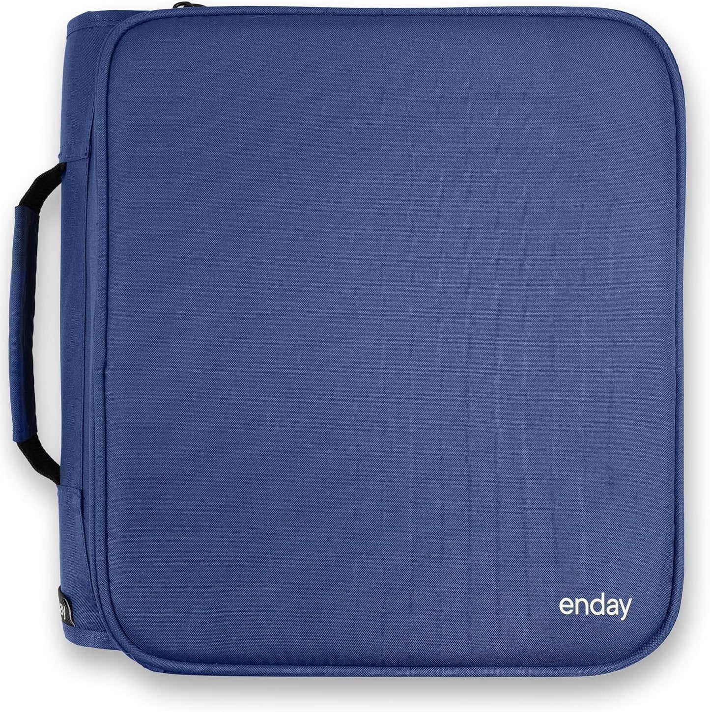 Zipper Binder 3 Ring, Large 2 Inch Binder with Zipper, 880 Sheet Capacity with Durable Handle, Multiple Pockets School Organizer, Black - by Enday