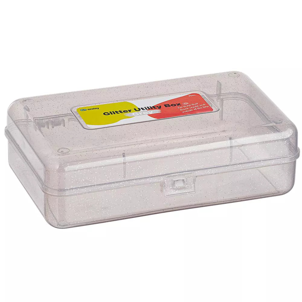 Glitter Bright Color Pencil Case Multipurpose Utility Box