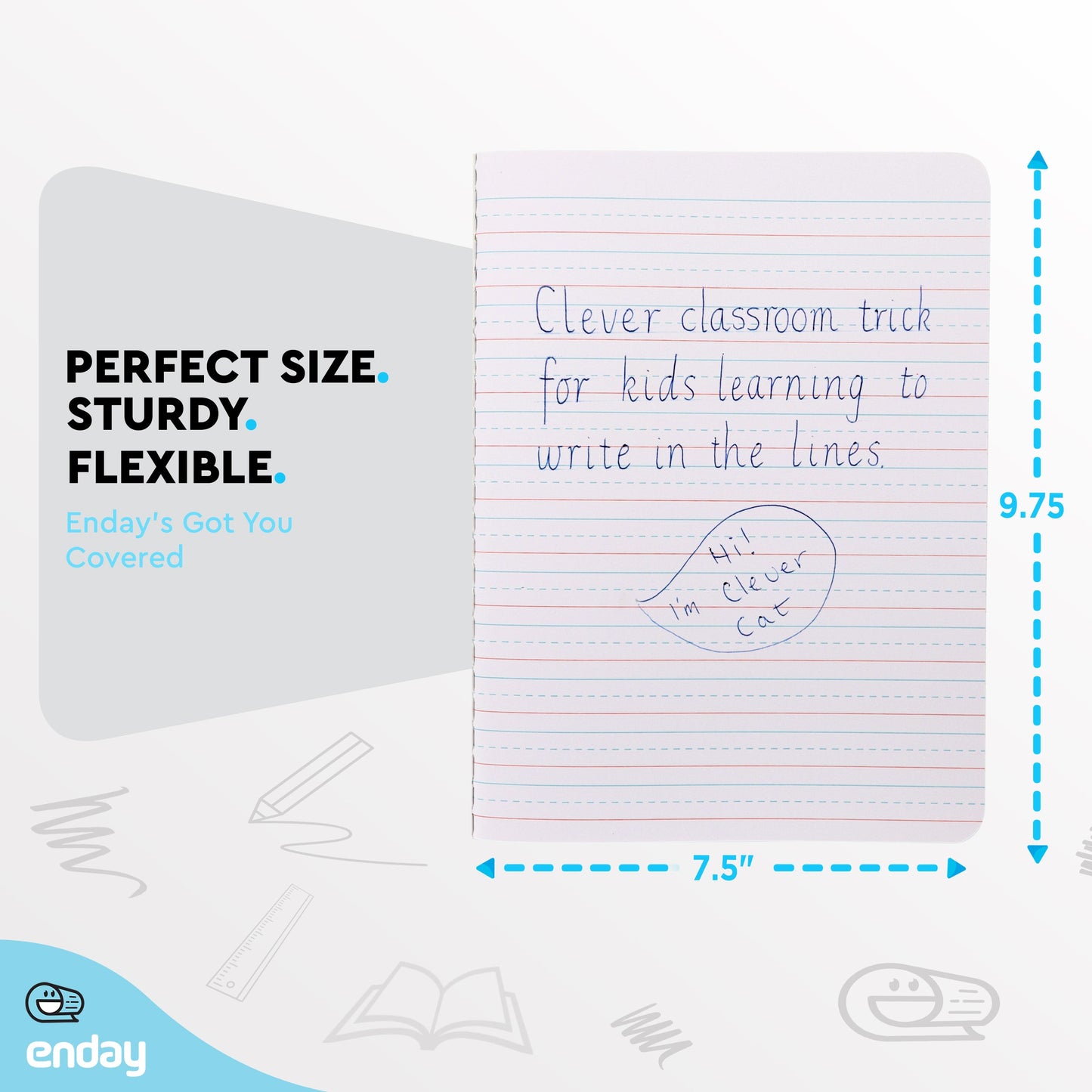 Primary Composition Notebook - Blue