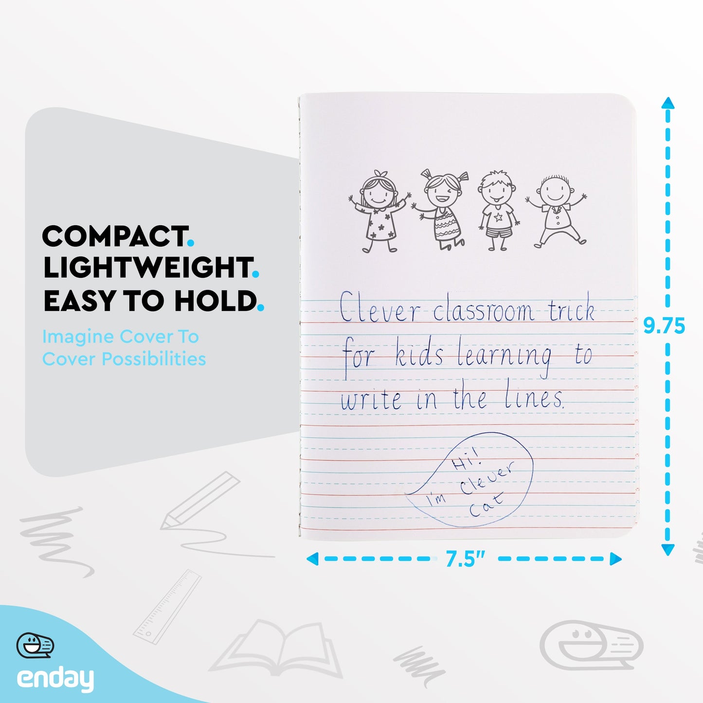 Primary Journal Notebooks - Red