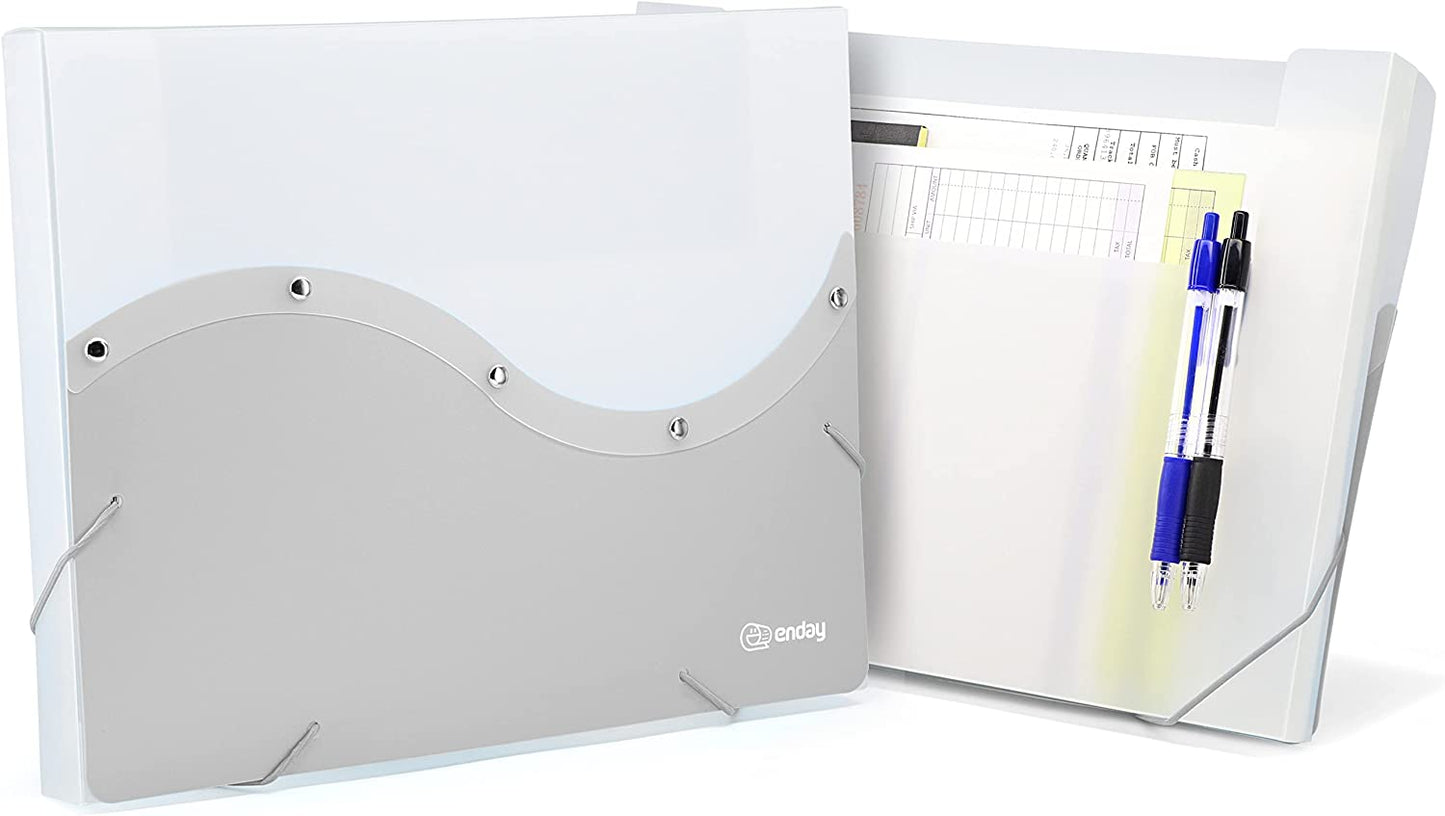 Two Tone Letter Size Document Case grey