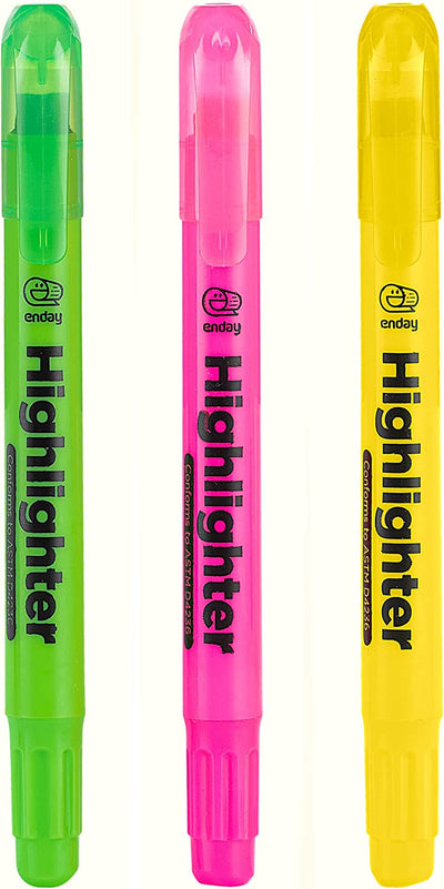 Fluorescent Gel Highlighter (3/Pack)