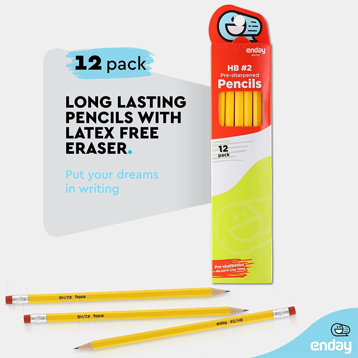 #2 Premium Yellow pre-sharpened Pencil (12/Pack)