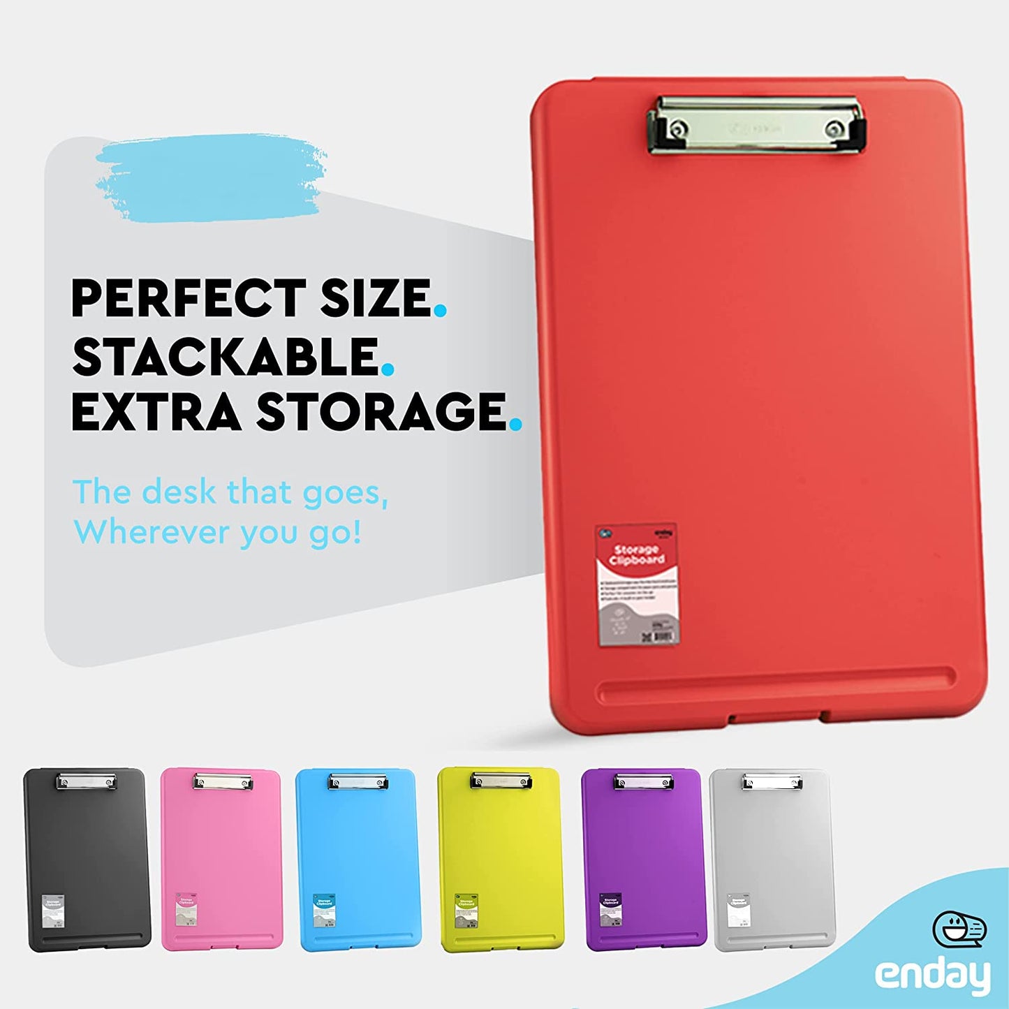 Clipboard Storage Case red