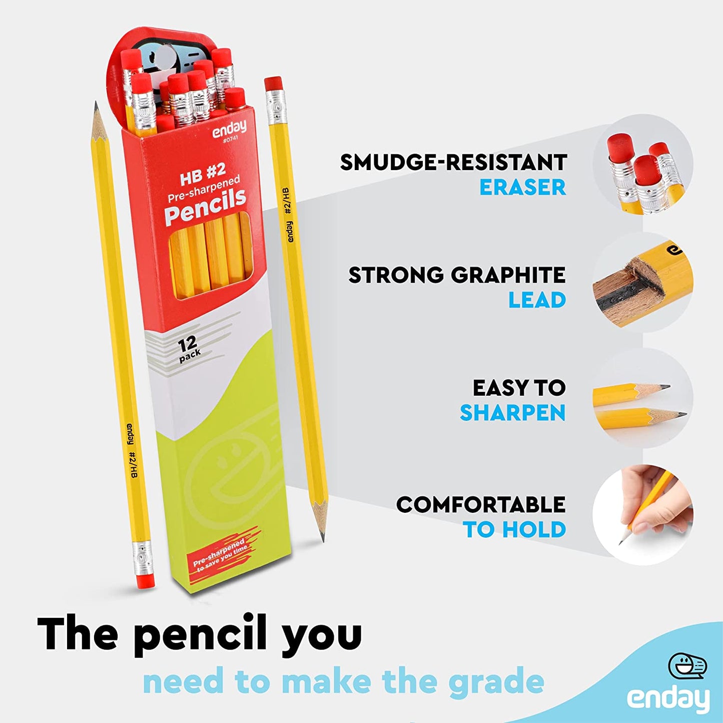 #2 Premium Yellow pre-sharpened Pencil (12/Pack)