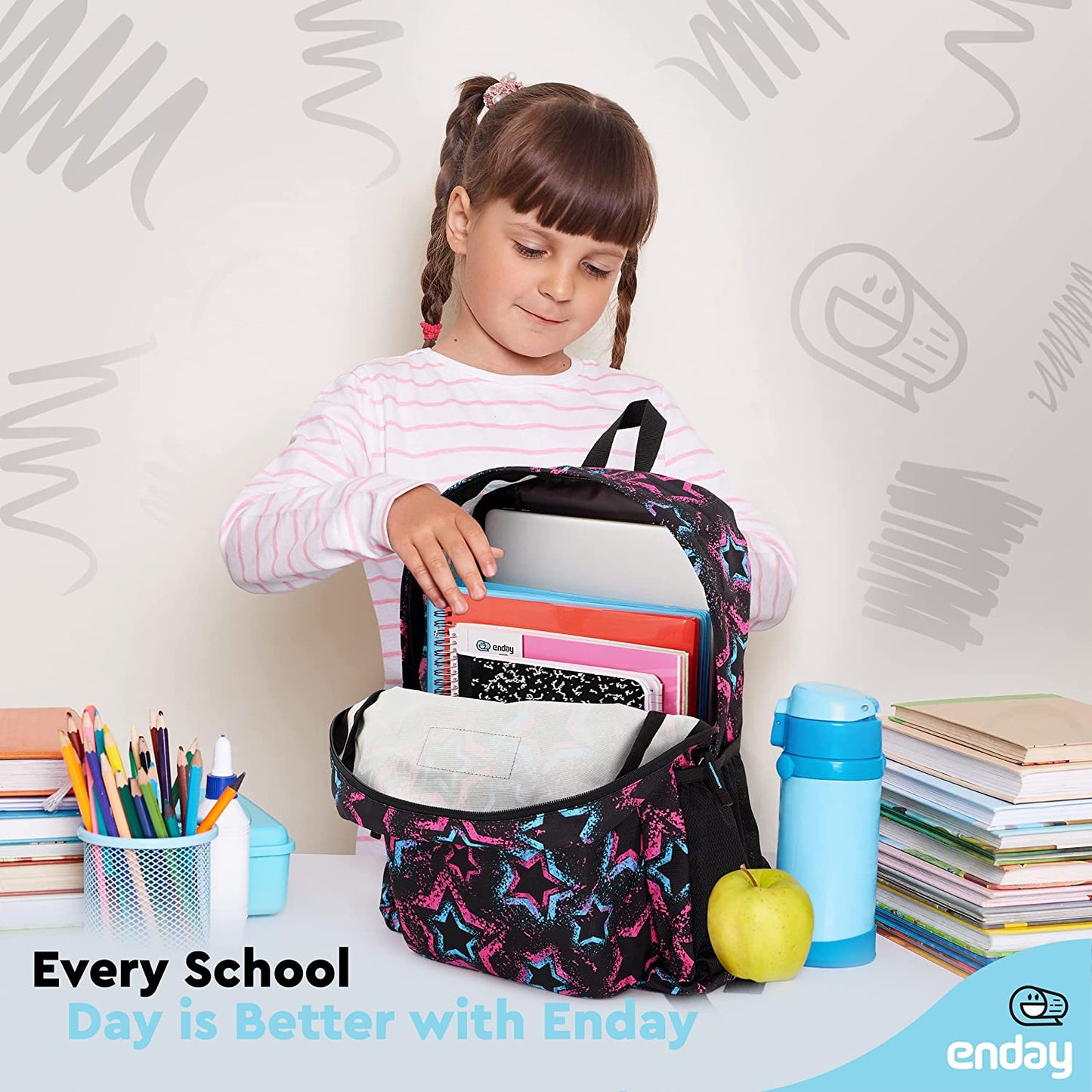 Adjustable Shoulder Strap Backpack - Designed
