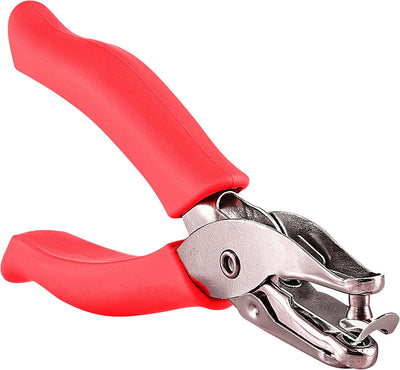 Colored Single hole puncher red