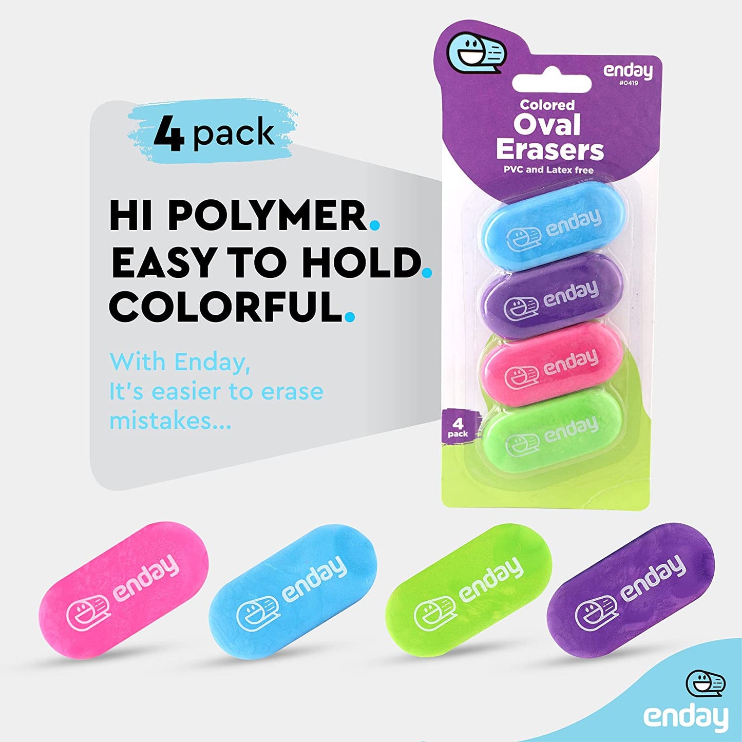 Bright Color Oval 4pack