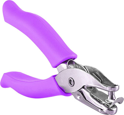 Colored Single hole puncher purple