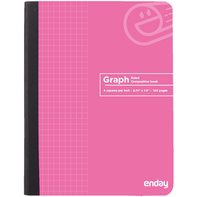 Composition Notebooks Graph Ruled - Pink