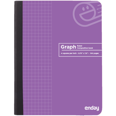 Composition Notebooks Graph Ruled - Purple