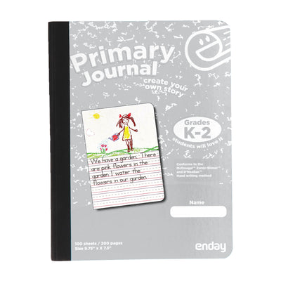 Primary Journal Notebooks - Grey