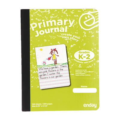 Primary Journal Notebooks - Green