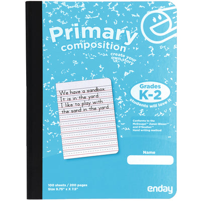 Primary Composition Notebook - Blue