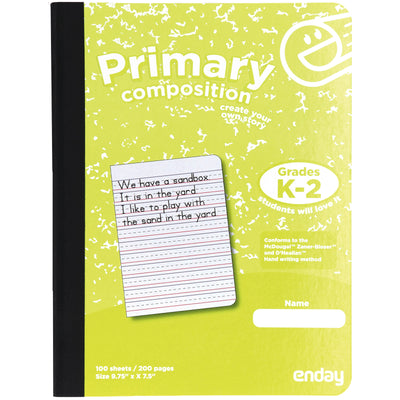 Primary Composition Notebook - Green