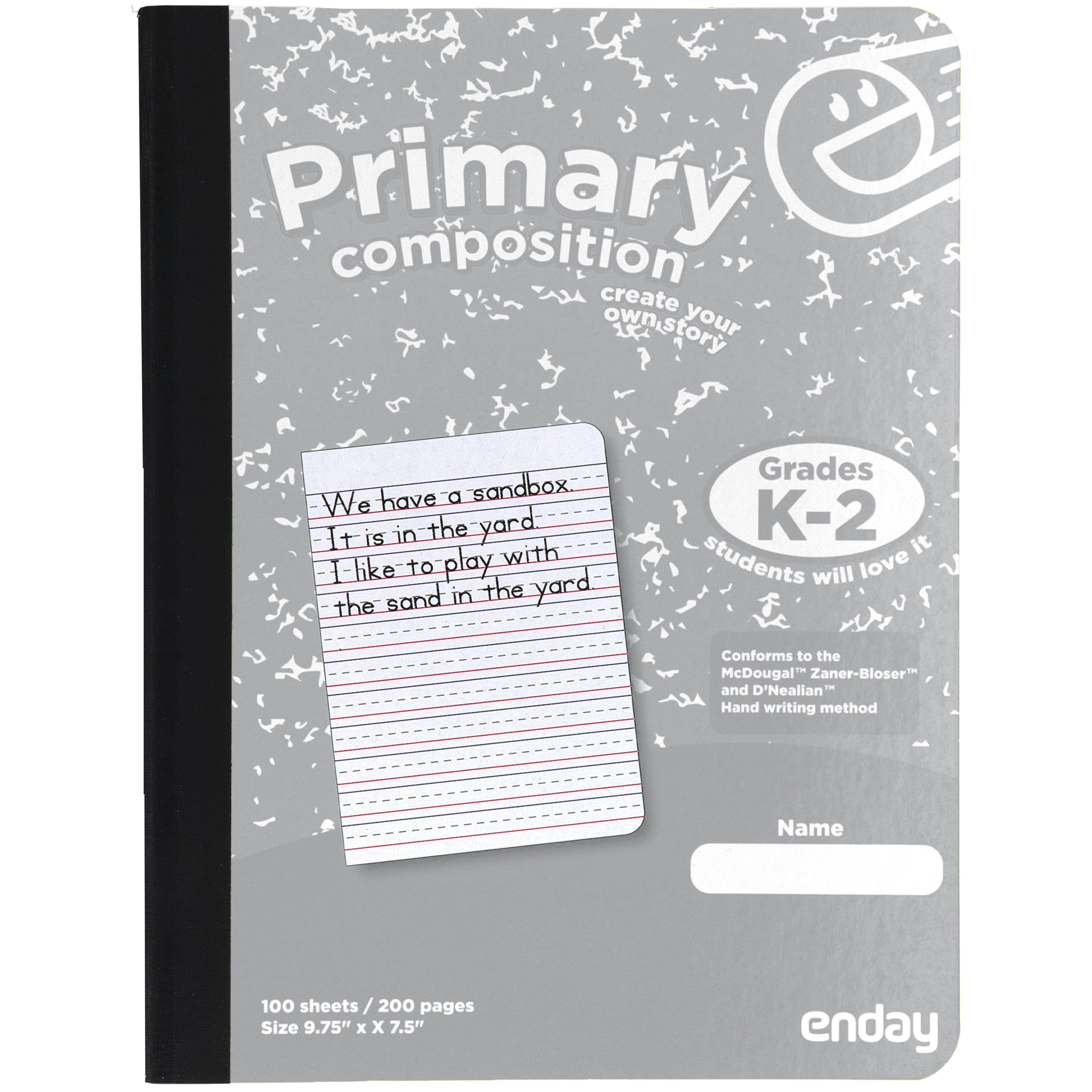 Primary Composition Notebook - Grey – Enday