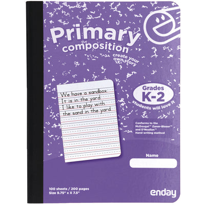 Primary Composition Notebook - Purple