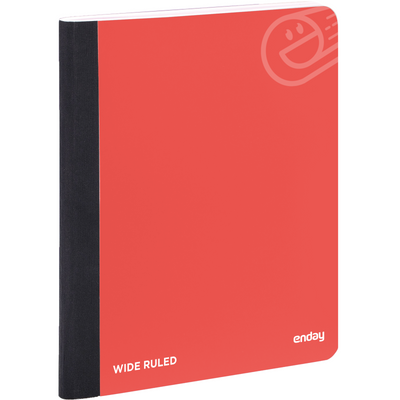 Composition Notebooks Wide Ruled - Red