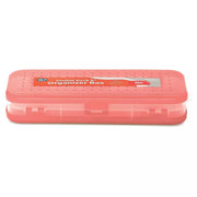 Pencil Case 8" Bright Color Double Deck Organizer Box