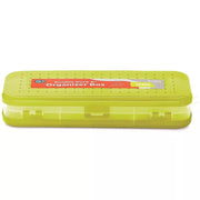 Pencil Case 8" Bright Color Double Deck Organizer Box