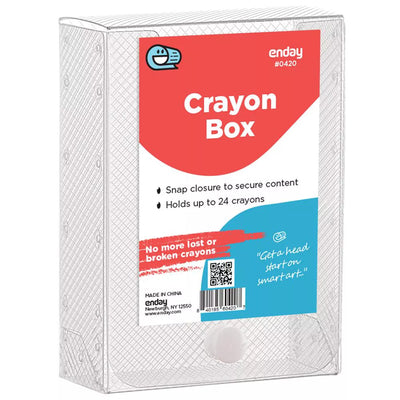 Clear Plastic Crayon Box