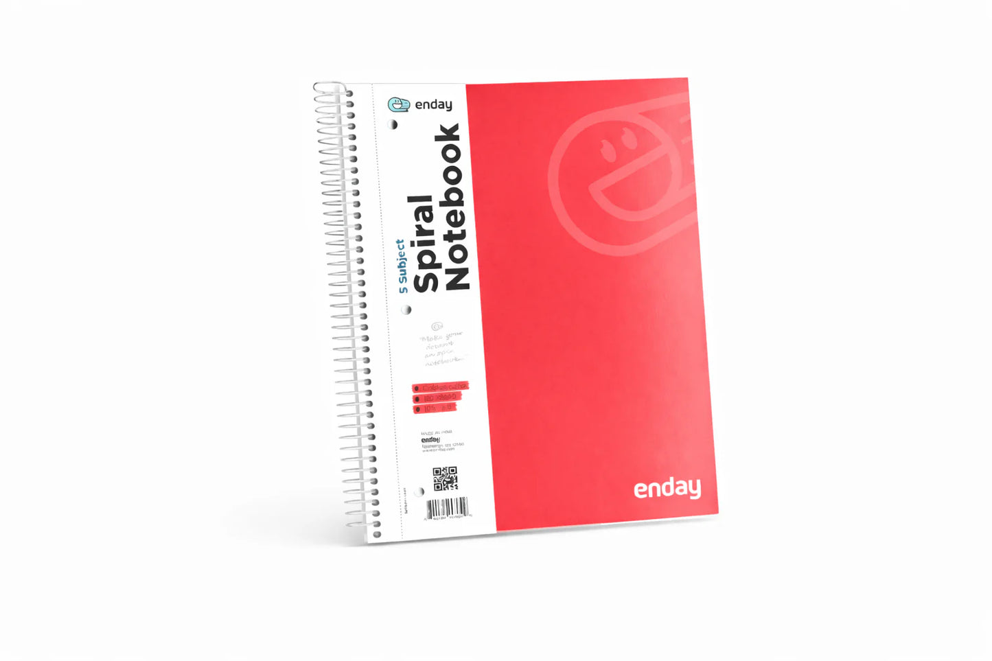 Spiral Notebook 5-Subject C/R 180 Ct