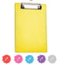 Memo Size Plastic Clipboard With Low Profile Clip