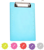 Standard Size Plastic Clipboard With Low Profile Clip