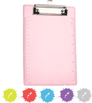 Standard Size Plastic Clipboard With Low Profile Clip