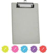 Standard Size Plastic Clipboard With Low Profile Clip