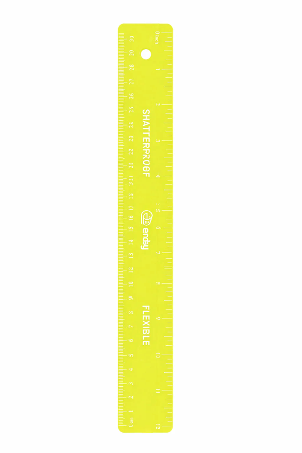 12" (30Cm) Shatterproof Flexible Ruler