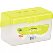 3" X 5" Index Card File Box