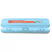 Pencil Case 8" Bright Color Double Deck Organizer Box