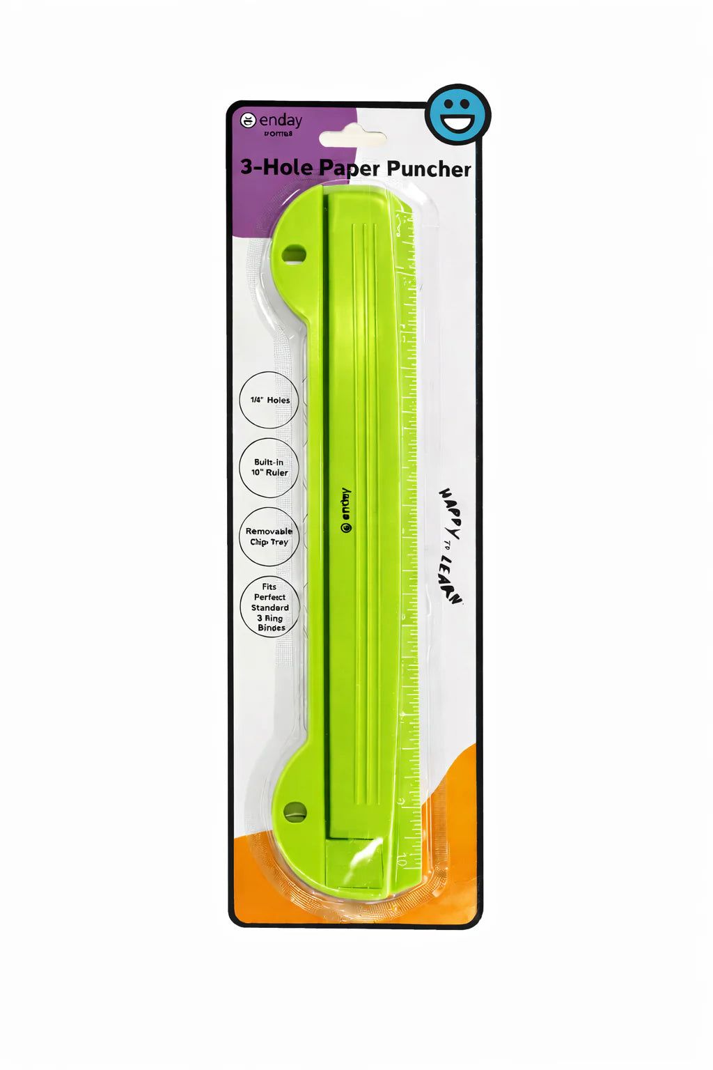 Portable 3-Hole Paper Punch
