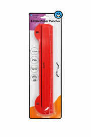 Portable 3-Hole Paper Punch