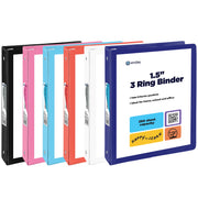 1.5″ O-Ring View Binder With 2-Pockets