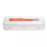 Pencil Case 8" Bright Color Double Deck Organizer Box
