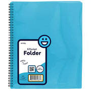 8 Pocket Poly Folder With View