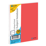 Spiral Notebook 1-Subject CR 70 Ct