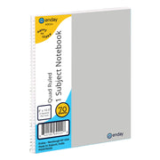 Spiral Notebook 1-Subject Quad-Ruled 70 Ct. 4-1"