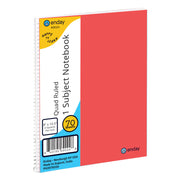Spiral Notebook 1-Subject Quad-Ruled 70 Ct. 4-1"