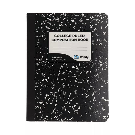 Composition Book, Black Marble 100 Ct.