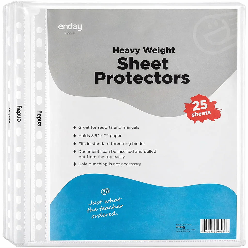 Heavy Weight Top Loading Sheet Protectors