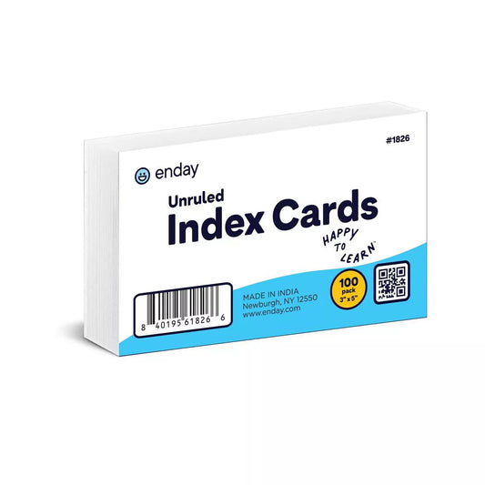 Ruled, Index Card 3X5
