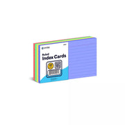 Ruled, Index Card 3X5