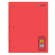 Spiral Notebook 3-Subject C/R 120 Ct.,