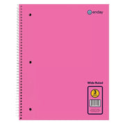 Spiral Notebook 3-Subject C/R 120 Ct.,